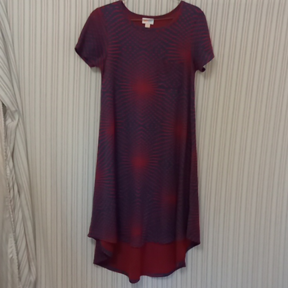 LuLaRoe Hi-Lo Short Sleeve Dress XXS